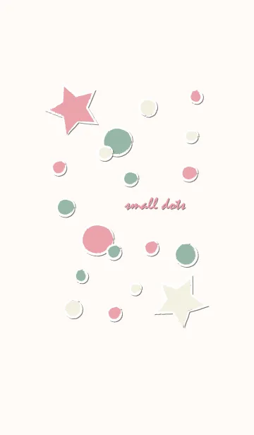 [LINE着せ替え] Small colorful dots 20の画像1