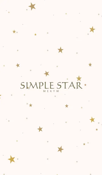 SIMPLE STAR 17 -NATURAL YELLOW-のLINE着せ替え