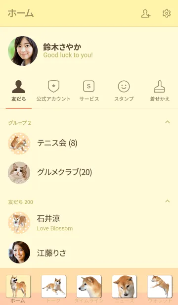 [LINE着せ替え] EVERYDAY しばいぬ1の画像2