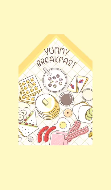 [LINE着せ替え] Yummy Breakfast ！！の画像1