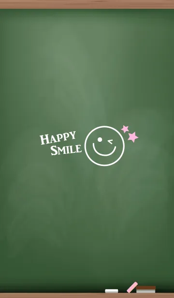 [LINE着せ替え] Happy Smile Black Board 2.の画像1