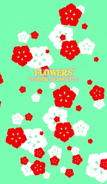 [LINE着せ替え] FLOWERS2-Flower silhouette-の画像1