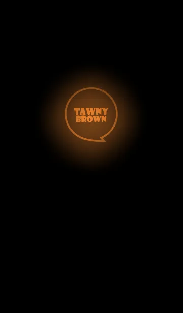 [LINE着せ替え] Tawny Brown Neon Theme v.3 (jp)の画像1