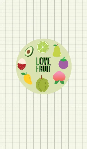 [LINE着せ替え] Love Love Fruit Theme (jp)の画像1