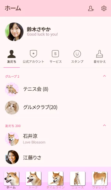 [LINE着せ替え] EVERYDAY しばいぬ3の画像2