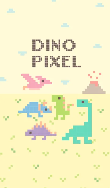 [LINE着せ替え] Dino Pixelの画像1