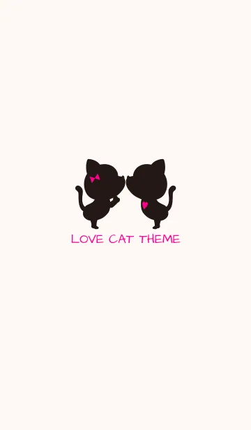 [LINE着せ替え] Love Cat Theme 2.の画像1