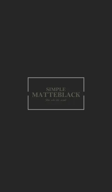 [LINE着せ替え] MATTE BLACK 32 -SIMPLE-の画像1