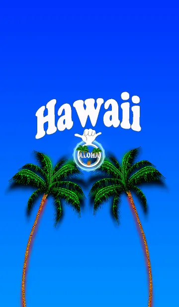 [LINE着せ替え] 天晴れ！ハングルース*ハワイ＊ALOHA+97の画像1