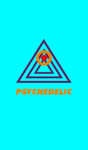 [LINE着せ替え] サイケデリック トライアングルの画像1