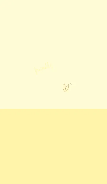 [LINE着せ替え] やさしい シンプル jasmine yellowの画像1