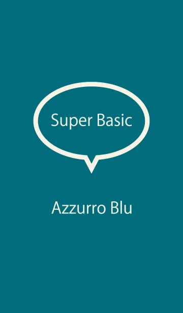 [LINE着せ替え] Super Basic Azzurro Bluの画像1