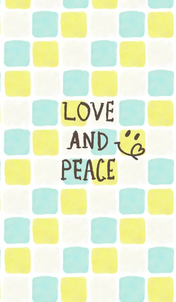 [LINE着せ替え] 水彩四角-スマイル8-の画像1