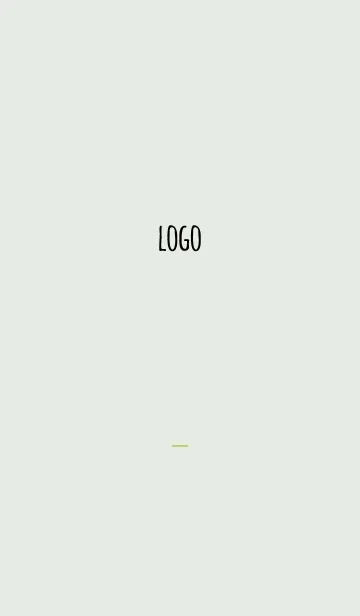 青緑 / シンプルなロゴ文字の着せ替えメイン画像