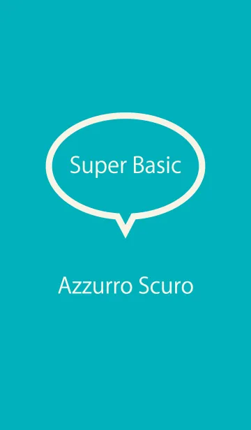 [LINE着せ替え] Super Basic Azzurro Scuroの画像1