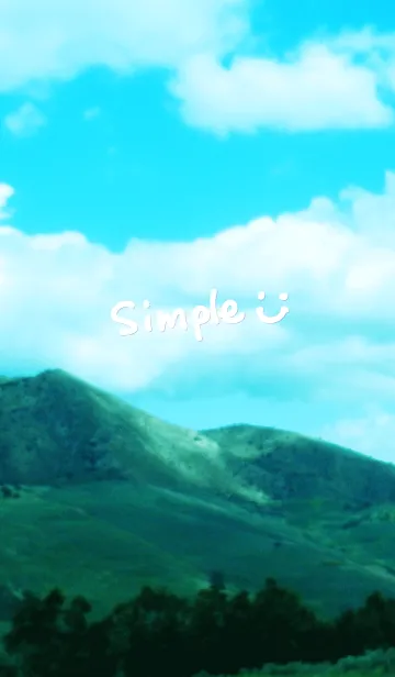 [LINE着せ替え] 山と空とスマイルと。25の画像1