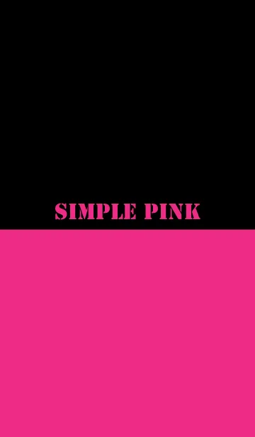 [LINE着せ替え] Pink ＆ Black Theme V.2 (jp)の画像1