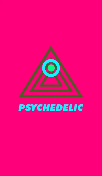 [LINE着せ替え] サイケデリック トライアングル 6の画像1