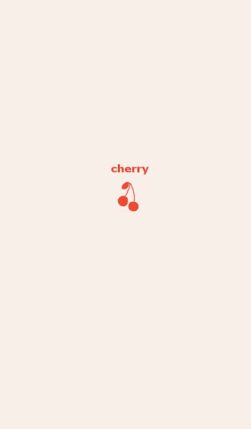 [LINE着せ替え] mini cherry** (#red)の画像1