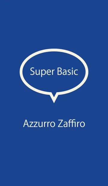 [LINE着せ替え] Super Basic Azzurro Zaffiroの画像1