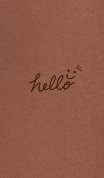 [LINE着せ替え] シンプルクラフト紙-スマイル23-の画像1