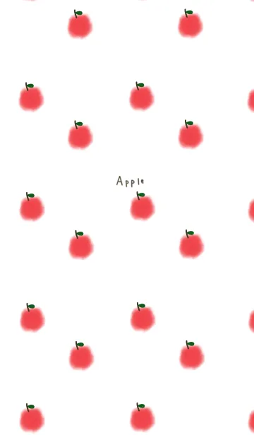 [LINE着せ替え] 水彩とりんご。の画像1