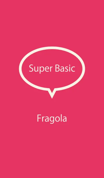 [LINE着せ替え] Super Basic Fragolaの画像1