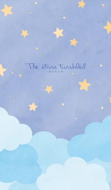 [LINE着せ替え] The stars twinkled 11 -MEKYM-の画像1