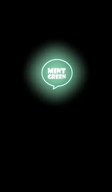 [LINE着せ替え] Mint Green Neon Theme v.4 (jp)の画像1