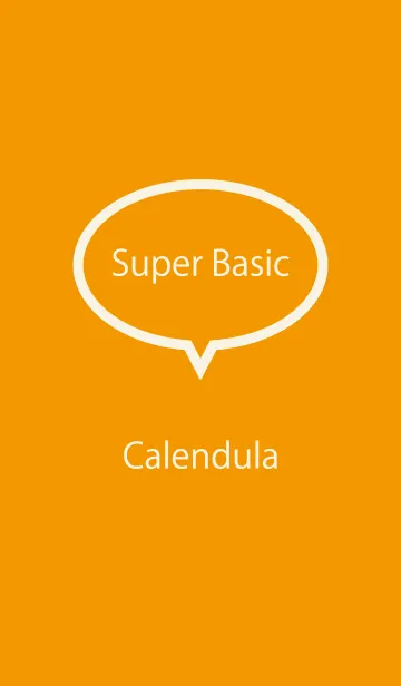 [LINE着せ替え] Super Basic Calendulaの画像1