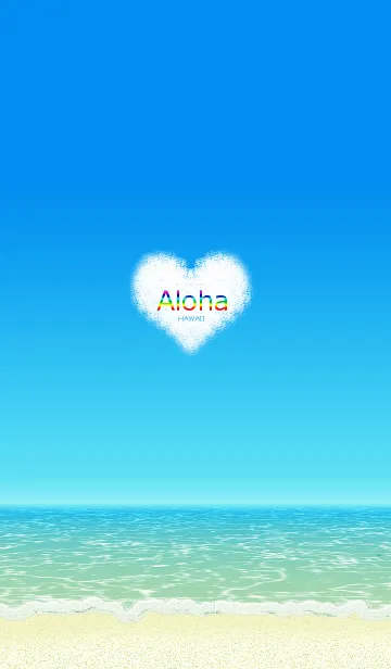 [LINE着せ替え] スウィート＆ハート*ハワイ＊ALOHA+103の画像1