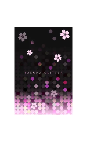 [LINE着せ替え] sakura glitter 5の画像1