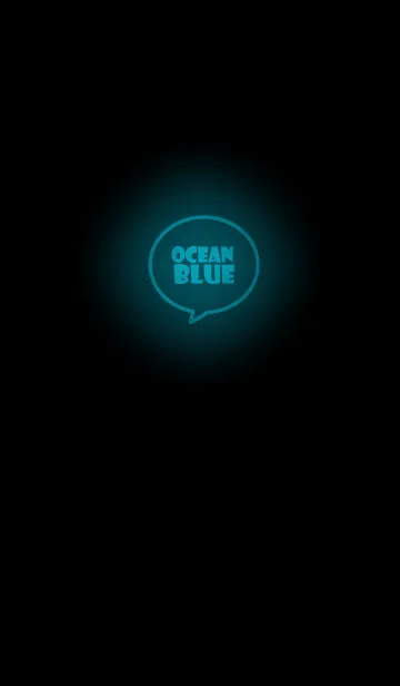 [LINE着せ替え] Ocean Blue Neon Theme v.4 (jp)の画像1