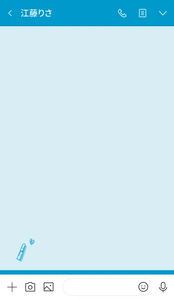 [LINE着せ替え] Love Cosmetics marine blueの画像3