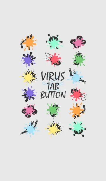 [LINE着せ替え] Virus Tab Buttonの画像1