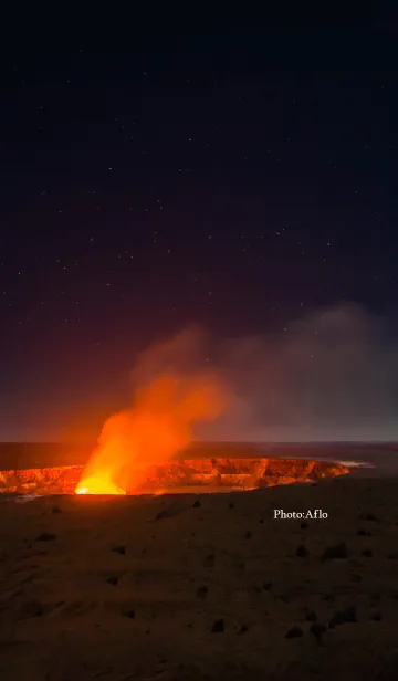 [LINE着せ替え] 地球のパワースポット キラウエア火山の画像1