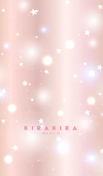 [LINE着せ替え] KIRAKIRA STAR -PINK GOLD- 25の画像1