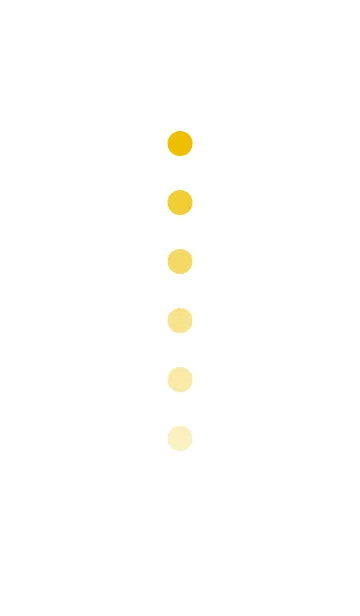 [LINE着せ替え] グラデーションドット（黄）の画像1