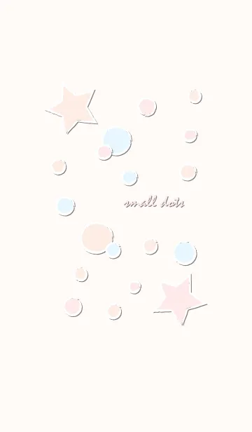 [LINE着せ替え] Small colorful dots 22の画像1