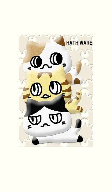 [LINE着せ替え] はちわれ 友達の画像1