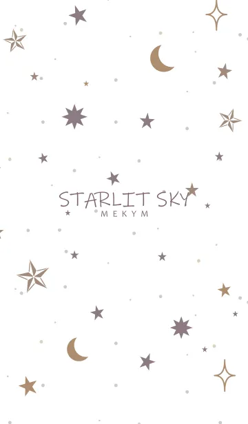 [LINE着せ替え] STARLIT SKY 27 -MEKYM-の画像1