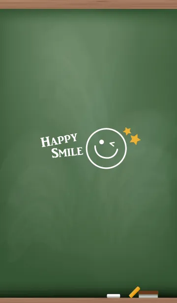 [LINE着せ替え] Happy Smile Black Board 7.の画像1