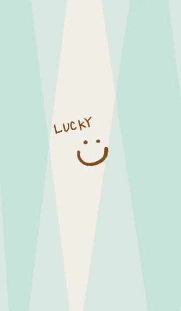 [LINE着せ替え] 色面構成 緑 スマイル15の画像1