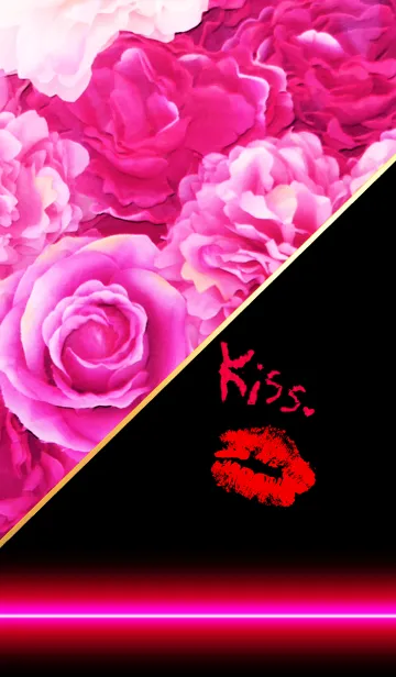 [LINE着せ替え] Rose Kiss BLACKPINKの画像1