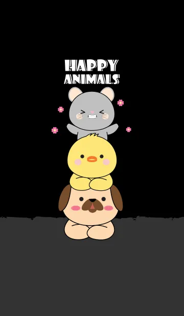 [LINE着せ替え] Love Happy Animals5 (jp)の画像1