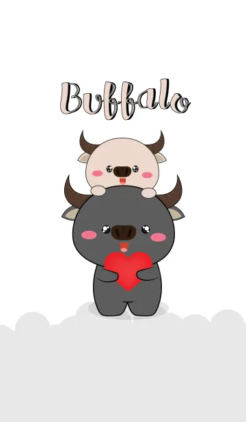 Cute Buffalo ＆ White Buffalo (jp)の着せ替えメイン画像