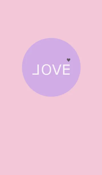 [LINE着せ替え] LOVE =purple pink=の画像1