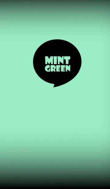 [LINE着せ替え] Mint Green And Black Ver.5 (jp)の画像1