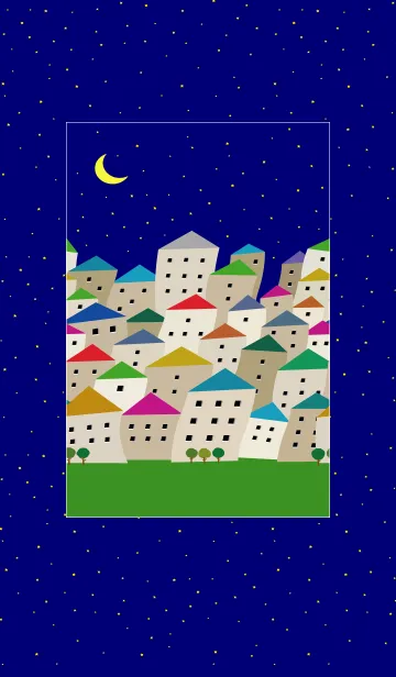 [LINE着せ替え] 夢の町の画像1