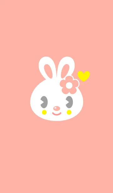 [LINE着せ替え] 肯定的なウサギの画像1